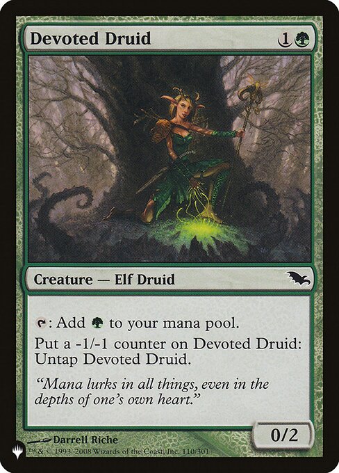 Devoted Druid - The List