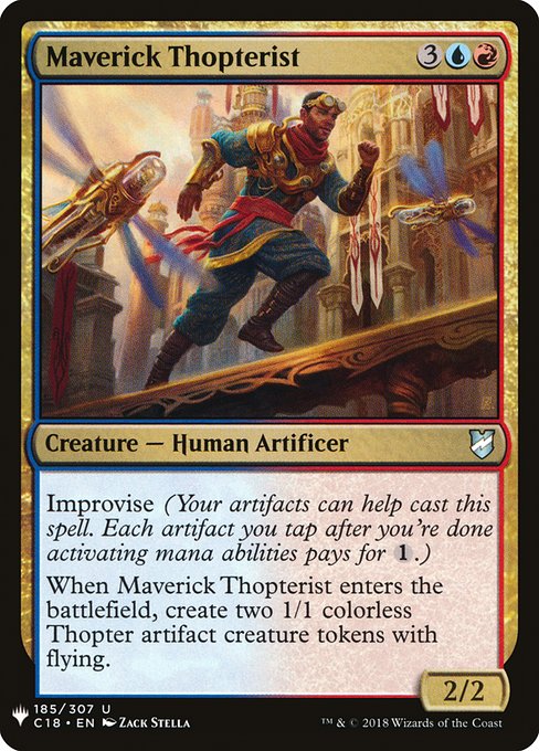 Maverick Thopterist - The List