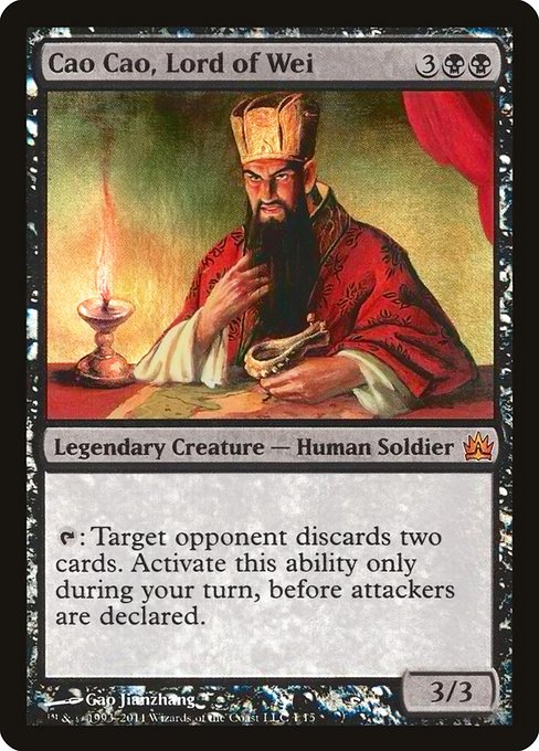 Cao Cao, Lord of Wei - From the Vault: Legends - Promo Foil