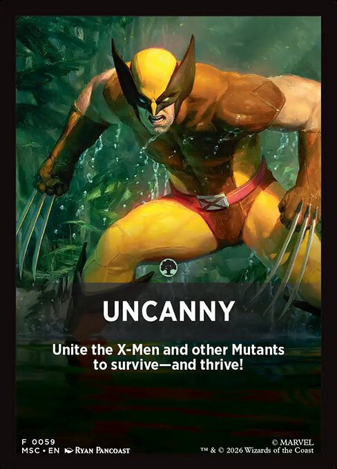 Uncanny - Marvel Super Heroes Jumpstart Front Cards