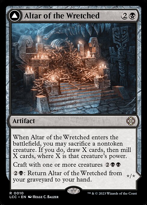 Altar of the Wretched // Wretched Bonemass - The Lost Caverns of Ixalan Commander