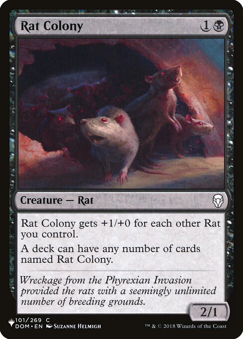 Rat Colony - The List