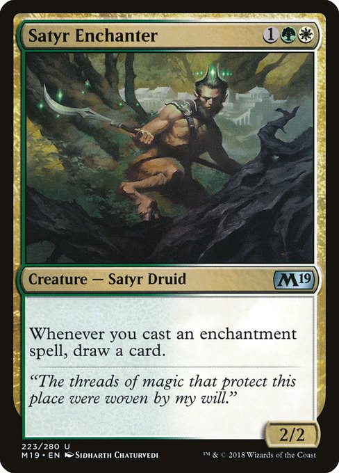 Satyr Enchanter - Core Set 2019