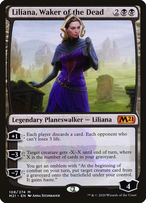 Liliana, Waker of the Dead - Core Set 2021