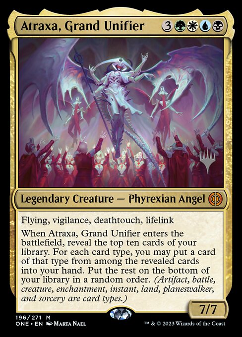 Atraxa, Grand Unifier - Phyrexia: All Will Be One Promos