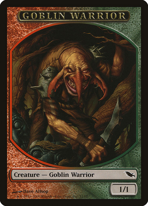 Goblin Warrior - Shadowmoor Tokens