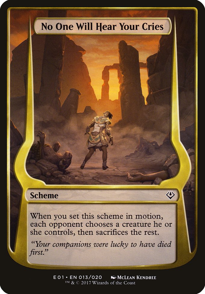 No One Will Hear Your Cries - Archenemy: Nicol Bolas Schemes