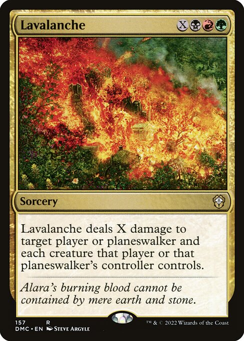 Lavalanche - Dominaria United Commander