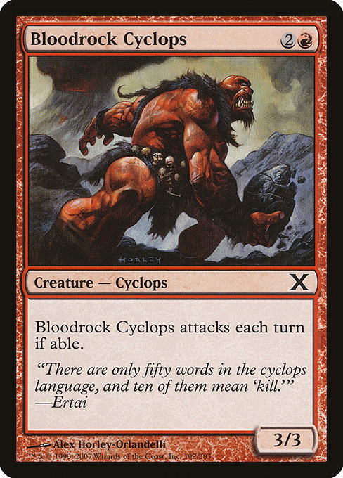 Bloodrock Cyclops - Tenth Edition