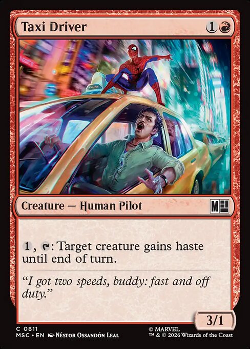 Taxi Driver - Marvel Super Heroes Commander