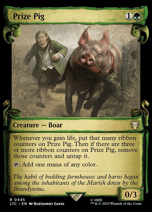 Prize Pig - Tales of Middle-earth Commander - Showcase