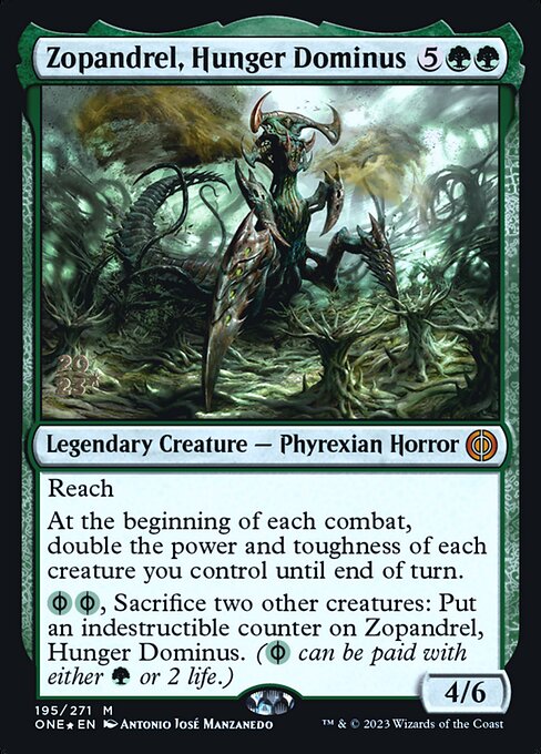 Zopandrel, Hunger Dominus - Phyrexia: All Will Be One Promos - Promo Foil