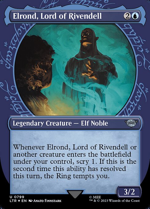 Elrond, Lord of Rivendell - The Lord of the Rings: Tales of Middle-earth - Surge Foil