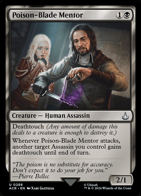 Poison-Blade Mentor - Assassin's Creed