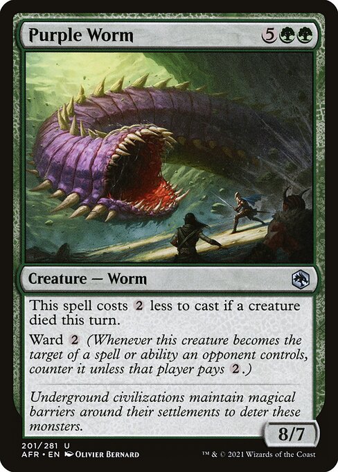 Purple Worm - Adventures in the Forgotten Realms