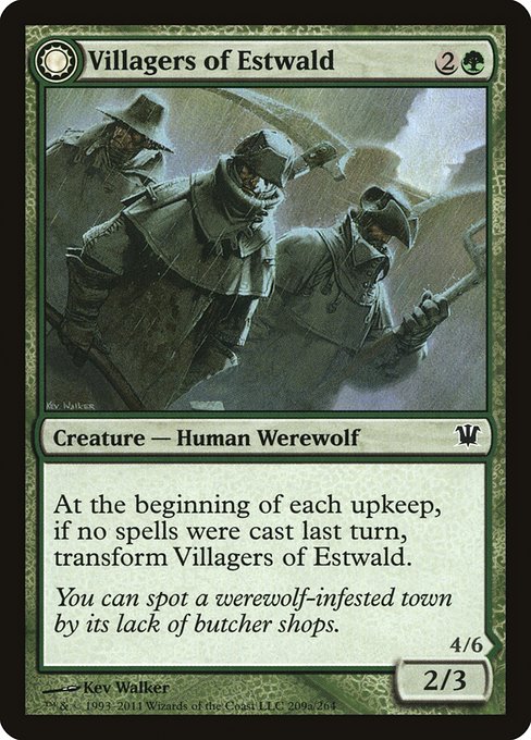 Villagers of Estwald // Howlpack of Estwald - Innistrad