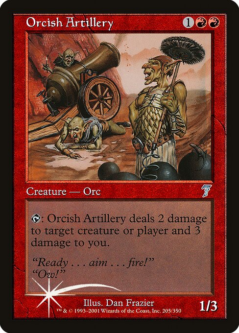 Orcish Artillery - Seventh Edition - Promo Foil