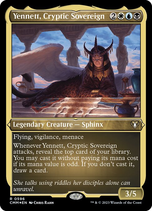 Yennett, Cryptic Sovereign - Commander Masters - Etched Foil