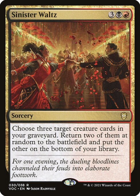 Sinister Waltz - Crimson Vow Commander