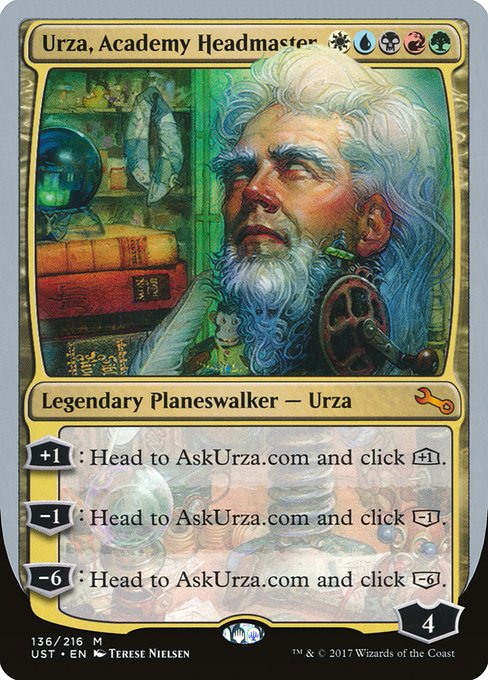 Urza, Academy Headmaster - Unstable