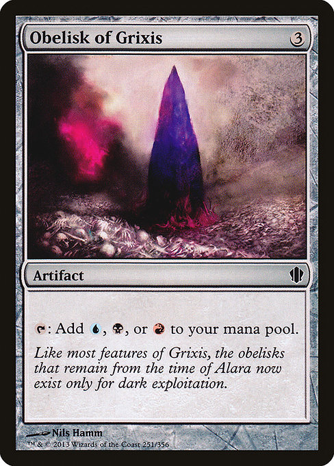 Obelisk of Grixis - Commander 2013