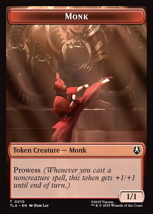Monk - Avatar: The Last Airbender Tokens