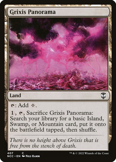 Grixis Panorama - New Capenna Commander