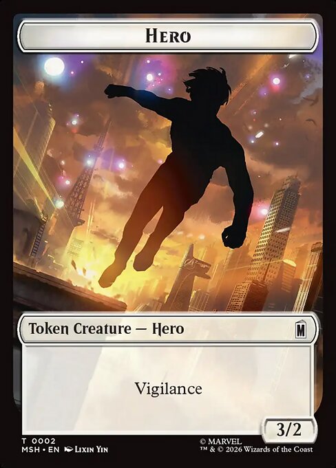 Hero - Marvel Super Heroes Tokens