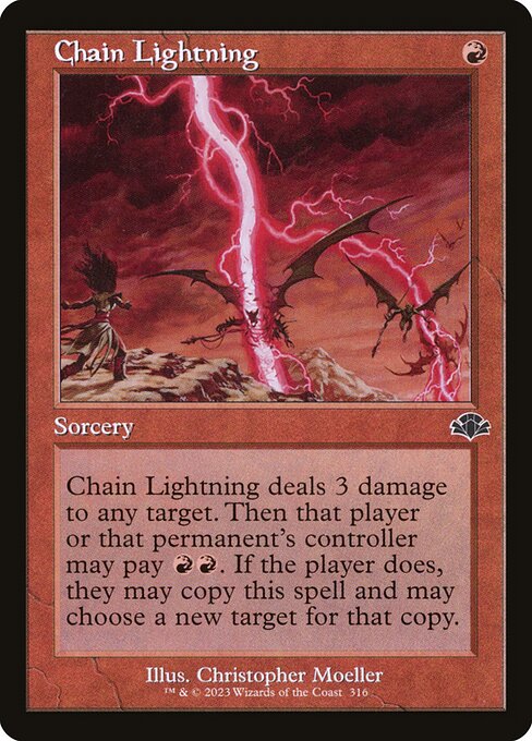 Chain Lightning - Dominaria Remastered