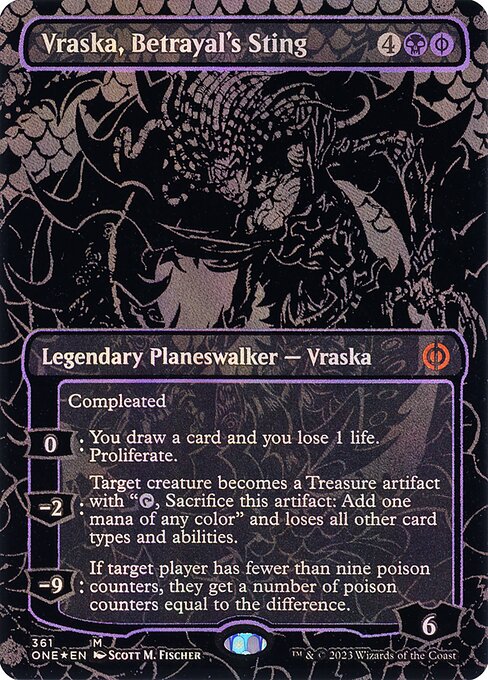 Vraska, Betrayal's Sting - Phyrexia: All Will Be One - Oil Slick