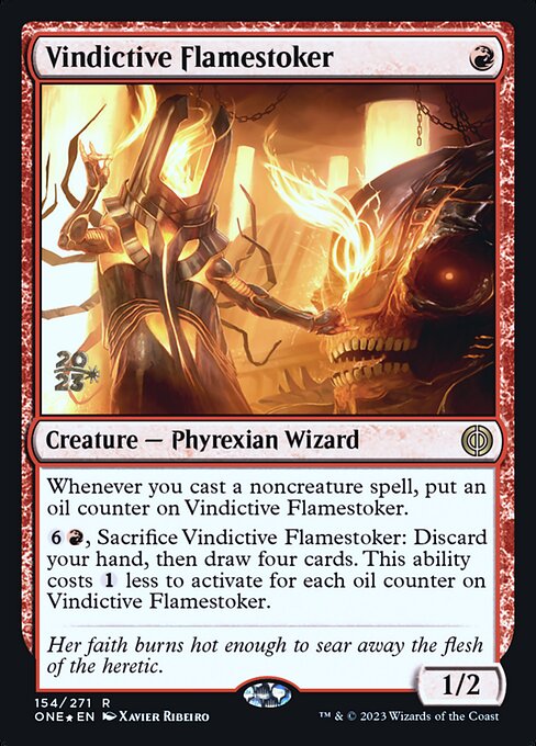 Vindictive Flamestoker - Phyrexia: All Will Be One Promos