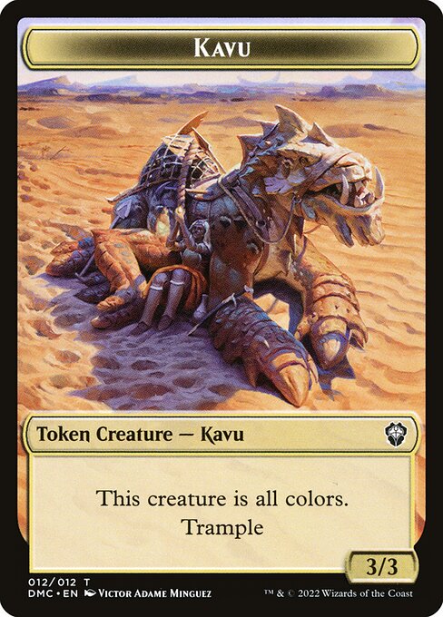 Kavu - Dominaria United Commander Tokens