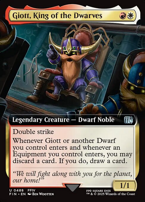 Giott, King of the Dwarves - Final Fantasy - Extended Art