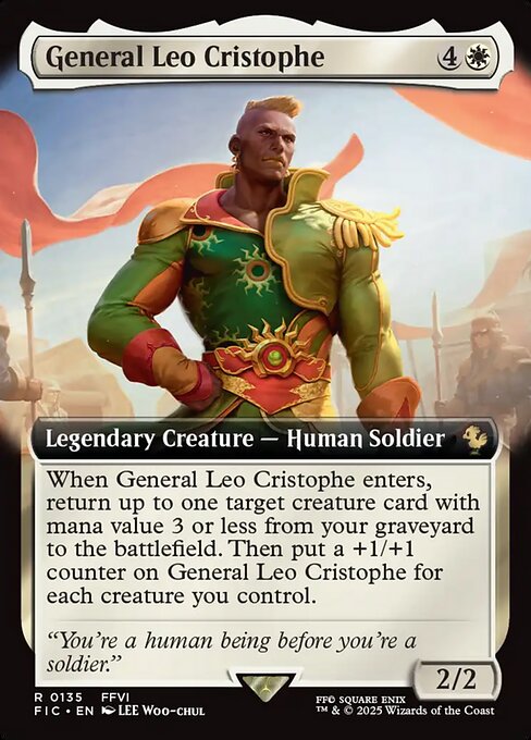 General Leo Cristophe - Final Fantasy Commander - Extended Art