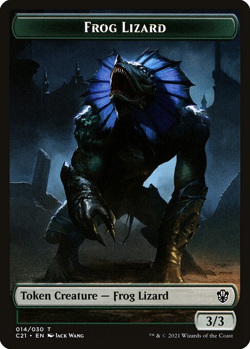 Frog Lizard - Commander 2021 Tokens