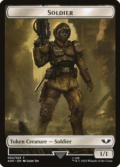 Soldier - Warhammer 40,000 Commander Tokens