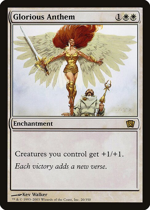 Glorious Anthem - Eighth Edition - Promo Foil