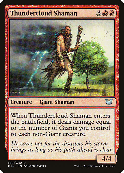 Thundercloud Shaman - Commander 2015