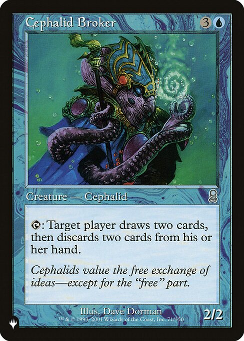 Cephalid Broker - The List