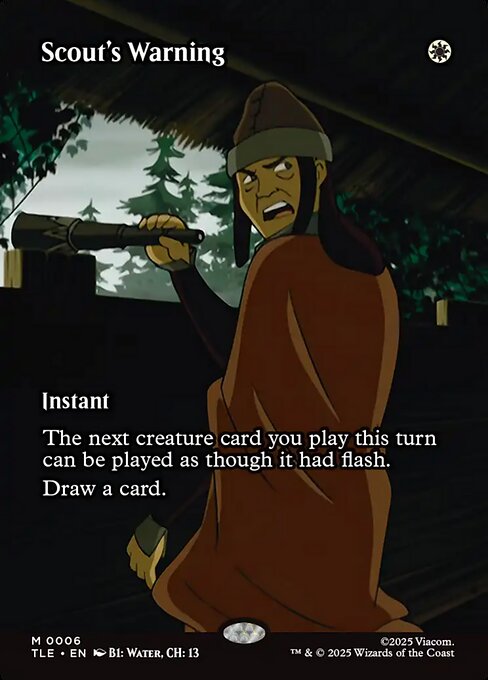 Scout's Warning - Avatar: The Last Airbender Eternal - Borderless