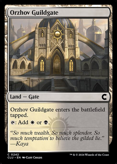 Orzhov Guildgate - Ravnica: Clue Edition