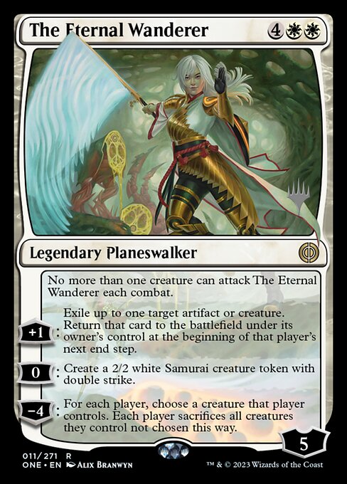 The Eternal Wanderer - Phyrexia: All Will Be One Promos