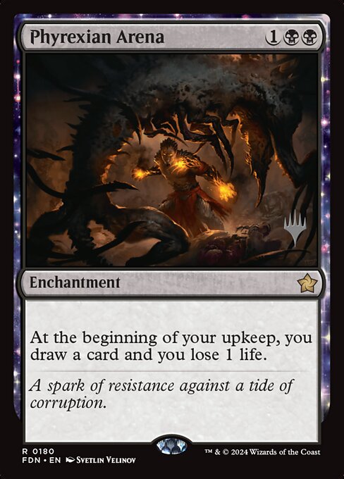 Phyrexian Arena - Foundations Promos