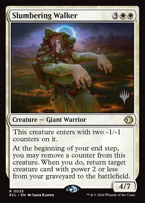 Slumbering Walker - Lorwyn Eclipsed Promos