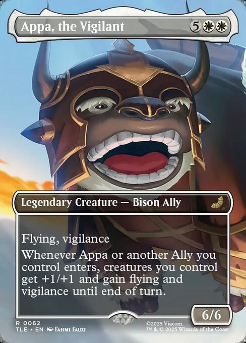 Appa, the Vigilant - Avatar: The Last Airbender Eternal - Borderless
