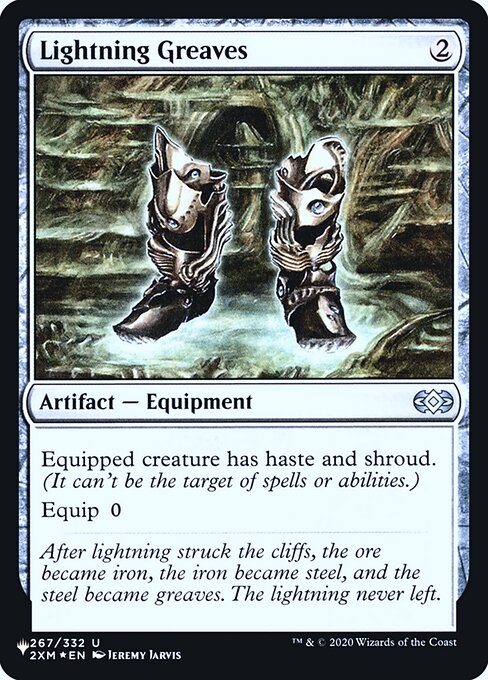 Lightning Greaves - The List - Promo Foil