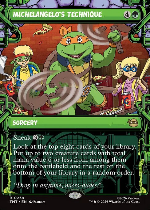Michelangelo's Technique - Teenage Mutant Ninja Turtles - Showcase