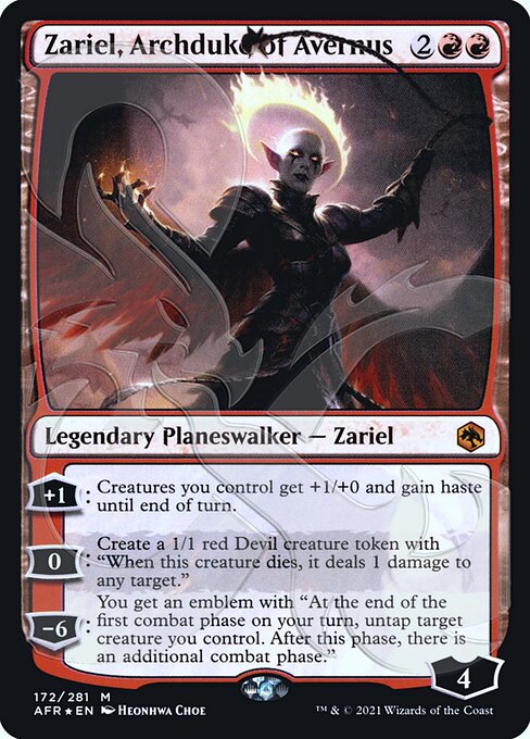 Zariel, Archduke of Avernus - Adventures in the Forgotten Realms Promos - Promo Foil