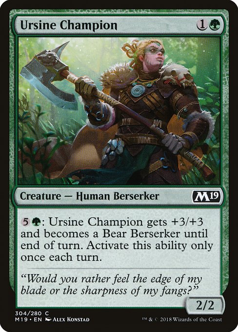 Ursine Champion - Core Set 2019