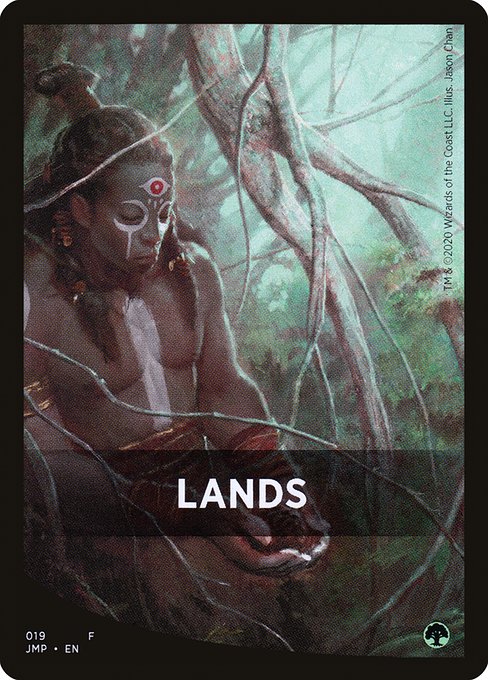 Lands - Jumpstart Front Cards